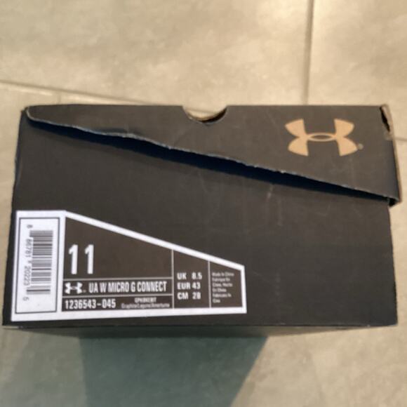 Under Armour Womens Micro G 1236543-045 Gray Running Shoes Sneakers - Picture 9 of 9